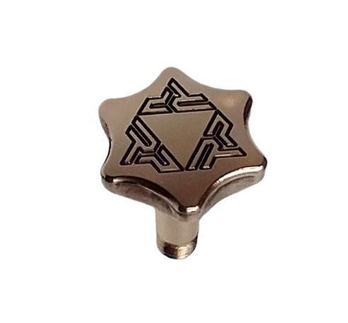 Upgrade deine Rossi 95 mit dem hochwertigen, polierten Aluminiumbronze Takedown Screw – langlebig, präzise und einfach zu bedienen.